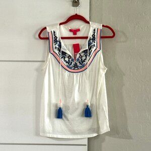 Lilly Pulitzer Jordy Top in Resort White NWT Size M